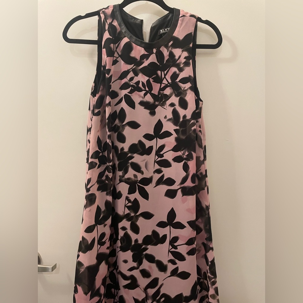 Purple & Black Butterfly mini dress